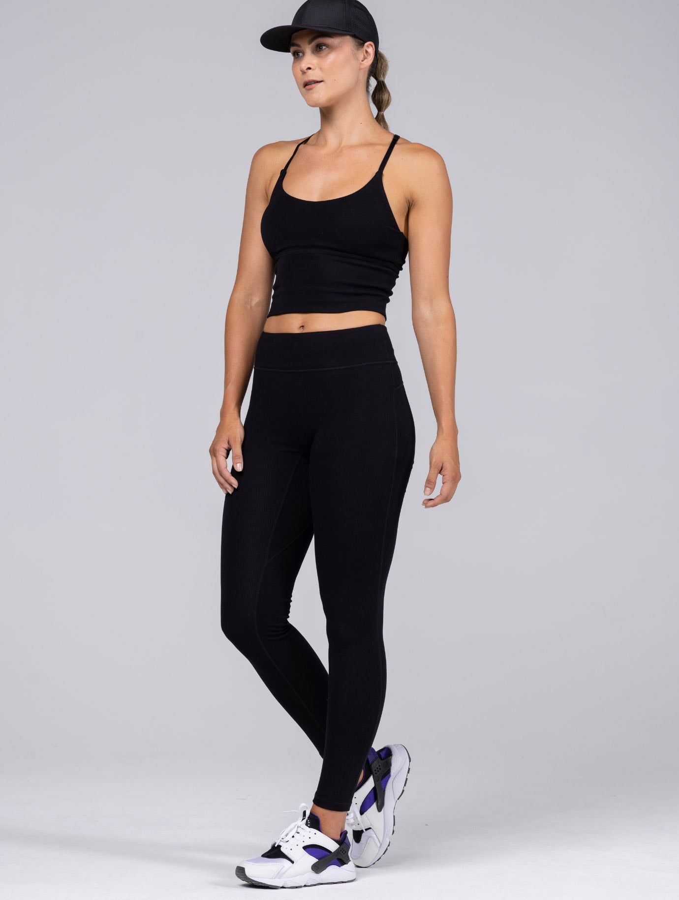 Allwear Bamboo Leggings 25'' Short