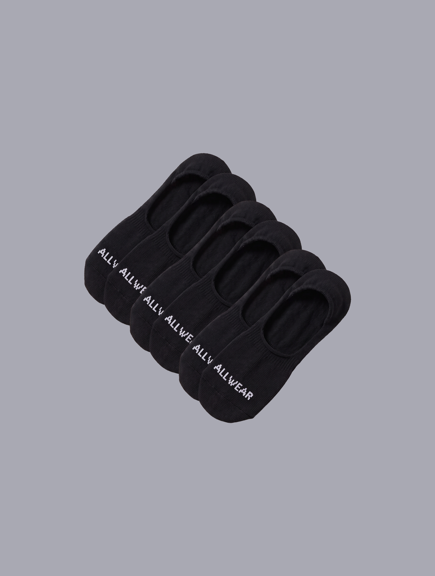 Allwear Organic No Show Socks 3 Pack Bundle