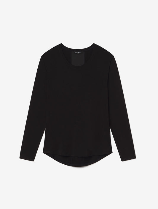 Allwear Tencel™ Scoop Neck Long Sleeve Tee