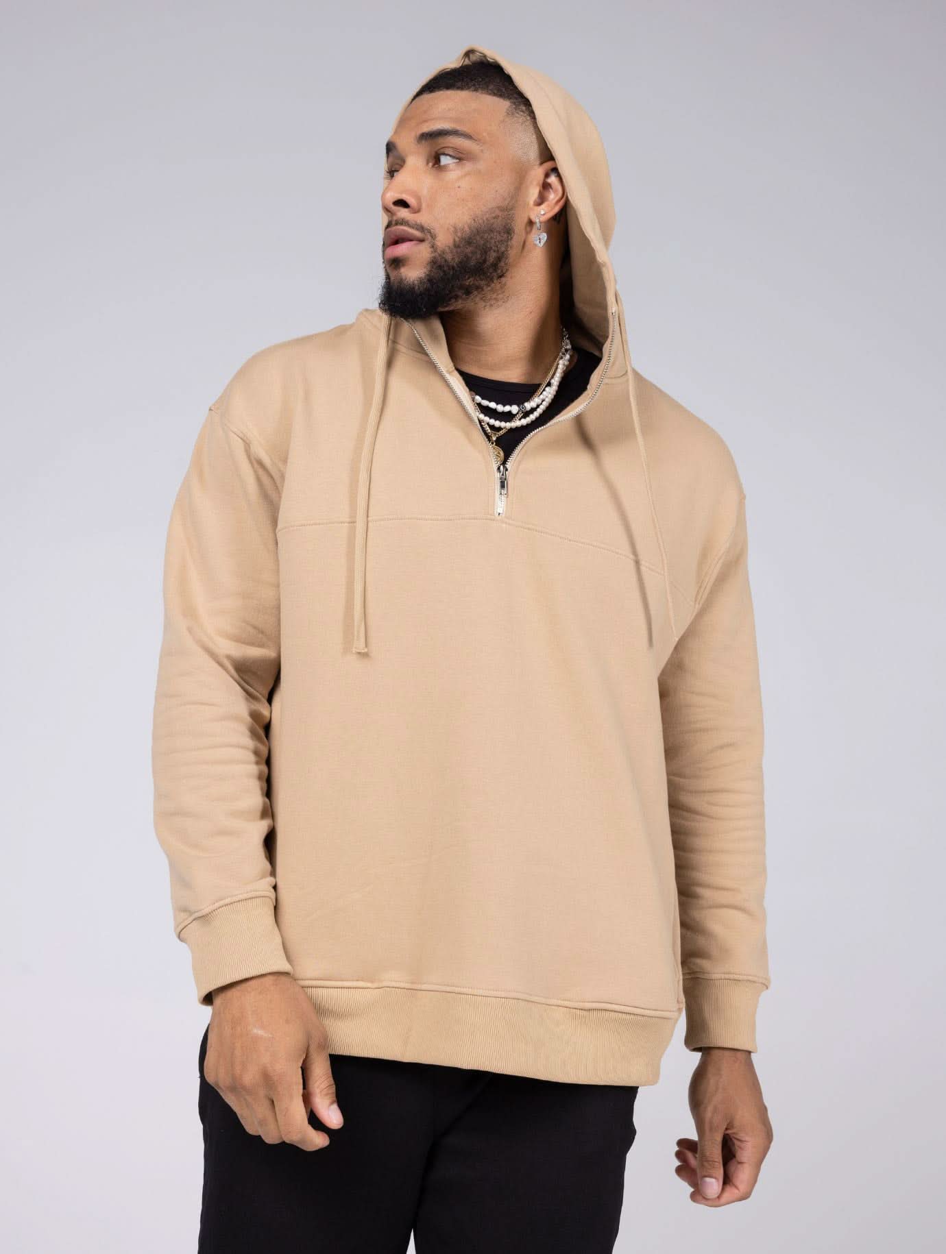 Allwear Organic Half-Zip Hoodie - Allwear